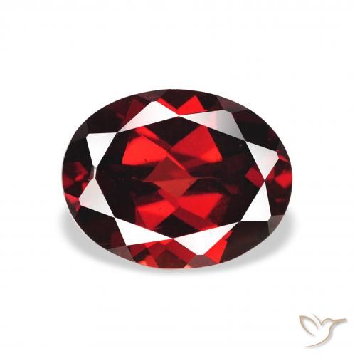 2.30ct Natürlicher tiefrot Almandin-Granat, Oval, VS