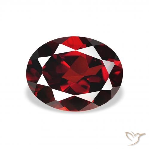 2.46ct Natürlicher tiefrot Almandin-Granat, Oval, VS
