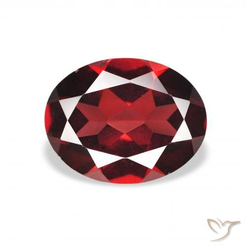 2.01ct Natürlicher dunkelrot Almandin-Granat, Oval, VS