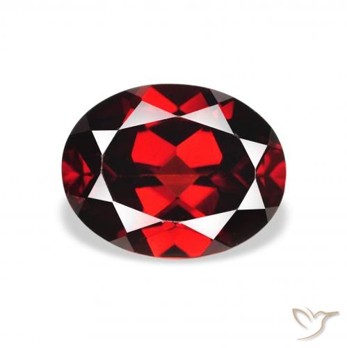 2.32ct Natürlicher tiefrot Almandin-Granat, Oval, VS