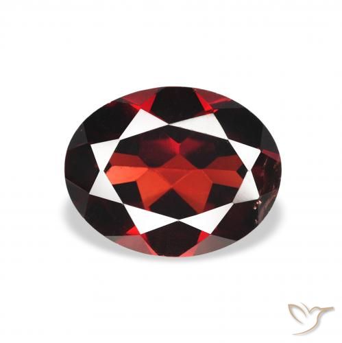 1.81ct Natürlicher Tiefes Blutrot Almandin-Granat, Oval, VS