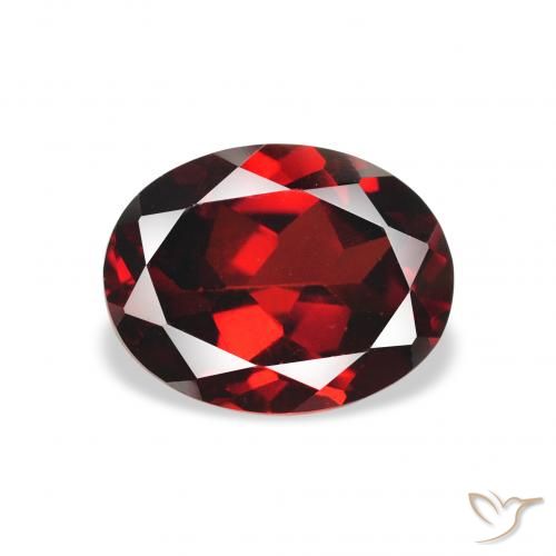 2.23ct Natürlicher dunkelrot Almandin-Granat, Oval, VS
