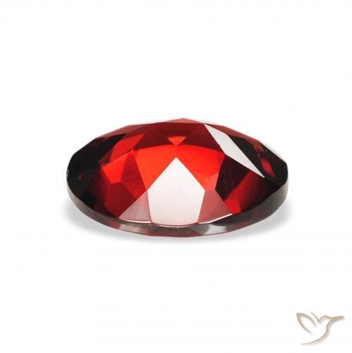 9,17 ctw natürlicher dunkelrot Almandin-Granat, Oval, VVS-VS
