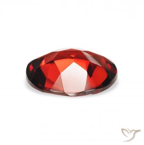 9,17 ctw natürlicher tiefrot Almandin-Granat, Oval, VVS-VS