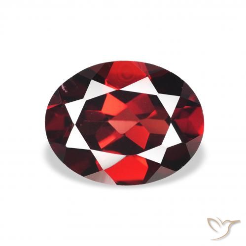 2.19ct Natürlicher tiefrot Almandin-Granat, Oval, VS