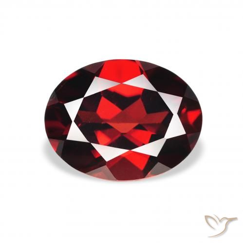 2.44ct Natürlicher tiefrot Almandin-Granat, Oval, VS