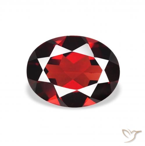 1.92ct Tiefes Blutrot Almandin-Granat, Oval, VS
