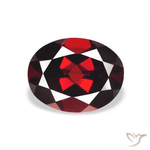 2.13ct Natürlicher dunkelrot Almandin-Granat, Oval, VS