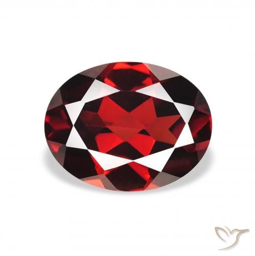 2.15ct Natürlicher Tiefes Blutrot Almandin-Granat, Oval, VS