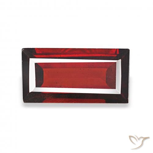 1.85ct Sangria Rot Almandin-Granat, Baguette, VS
