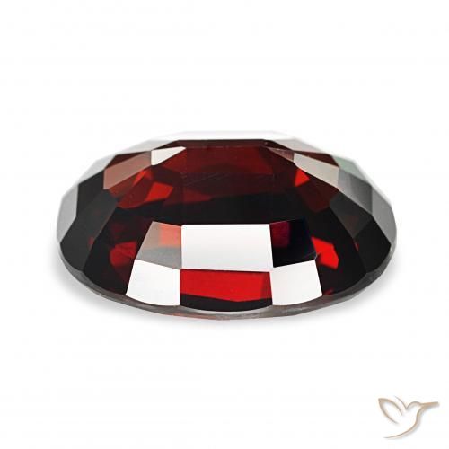 9,17 ctw natürlicher tiefrot Almandin-Granat, Oval, VVS-VS