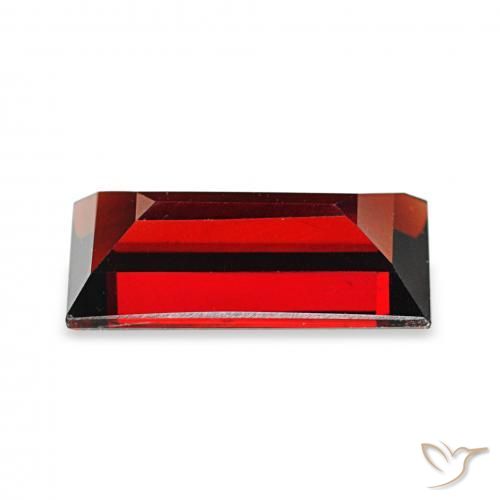 9,17 ctw natürlicher tiefrot Almandin-Granat, Baguette, VVS