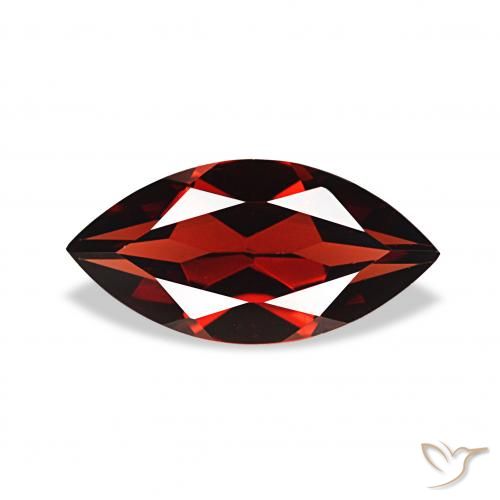 2.10ct tiefrot Almandin-Granat, Marquise, VVS