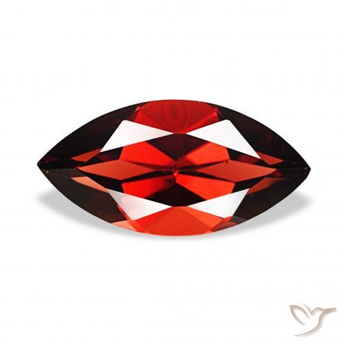 2.14ct dunkelrot Almandin-Granat, Marquise, VVS-VS