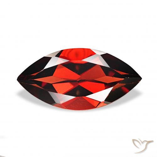 2.09ct dunkelrot Almandin-Granat, Marquise, VVS-VS