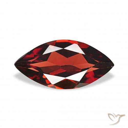1.86ct tiefrot Almandin-Granat, Marquise, VVS