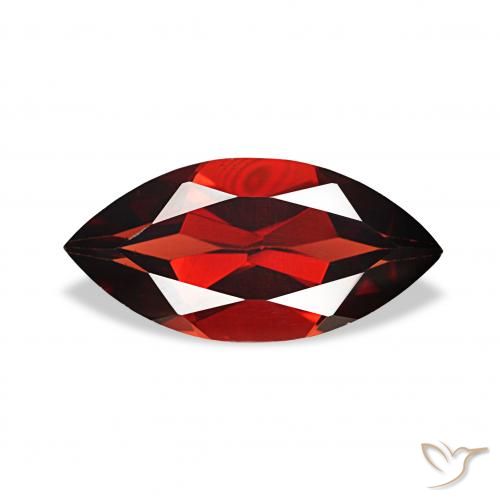 2.00ct dunkelrot Almandin-Granat, Marquise, VVS