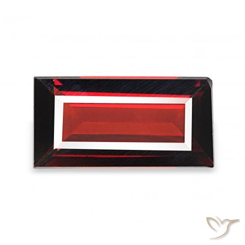 9,17 ctw natürlicher tiefrot Almandin-Granat, Baguette, VVS