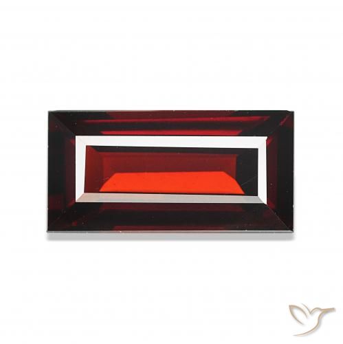 9,17 ctw natürlicher tiefrot Almandin-Granat, Baguette, VVS