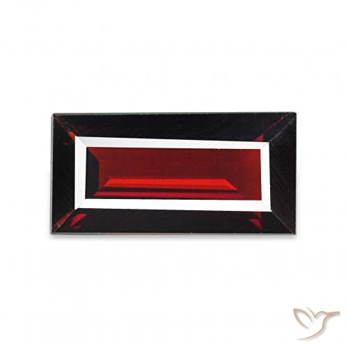 9,17 ctw natürlicher dunkelrot Almandin-Granat, Baguette, VVS