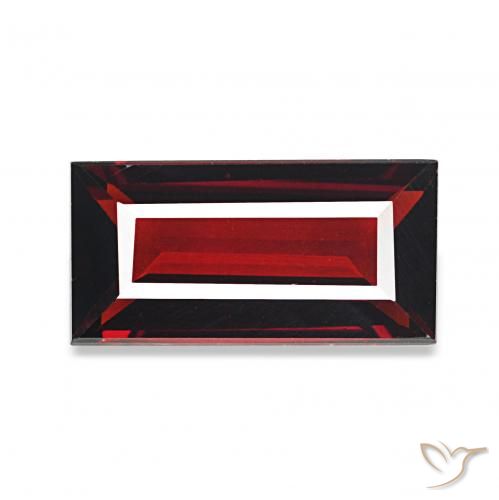 9,17 ctw natürlicher dunkelrot Almandin-Granat, Baguette, VVS