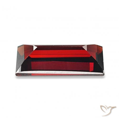 9,17 ctw natürlicher dunkelrot Almandin-Granat, Baguette, VVS