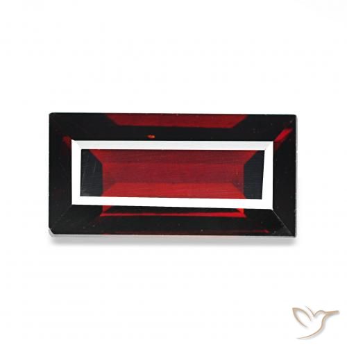 9,17 ctw natürlicher dunkelrot Almandin-Granat, Baguette, VVS-VS