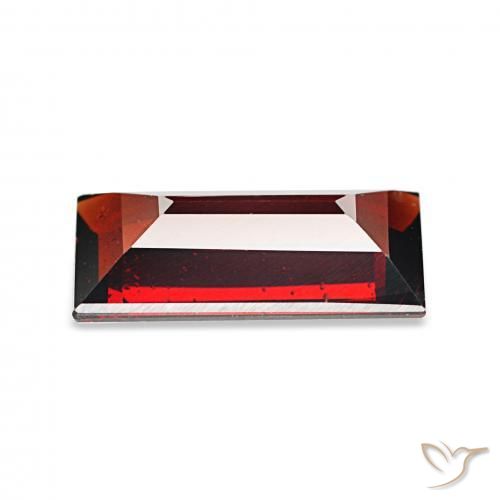 9,17 ctw natürlicher tiefrot Almandin-Granat, Baguette, VVS-VS