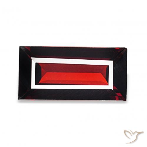 9,17 ctw natürlicher dunkelrot Almandin-Granat, Baguette, VVS