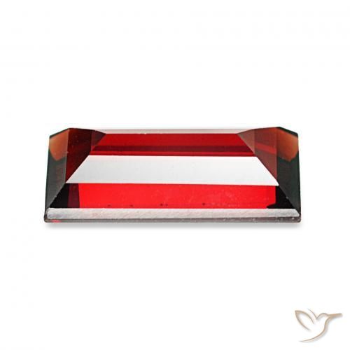 9,17 ctw natürlicher tiefrot Almandin-Granat, Baguette, VVS