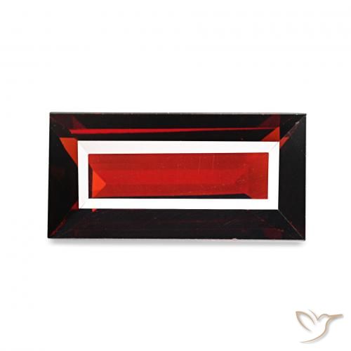 9,17 ctw natürlicher tiefrot Almandin-Granat, Baguette, VVS