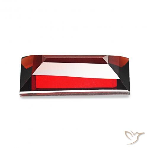 9,17 ctw natürlicher tiefrot Almandin-Granat, Baguette, VVS