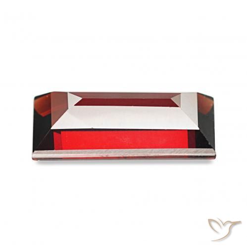 9,17 ctw natürlicher Johannisbeere Rot Almandin-Granat, Baguette, VS-SI