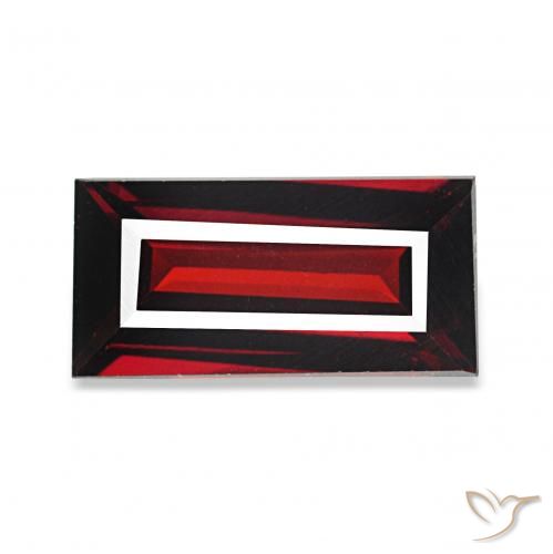 9,17 ctw natürlicher dunkelrot Almandin-Granat, Baguette, VVS