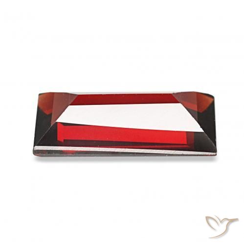 9,17 ctw natürlicher dunkelrot Almandin-Granat, Baguette, VVS