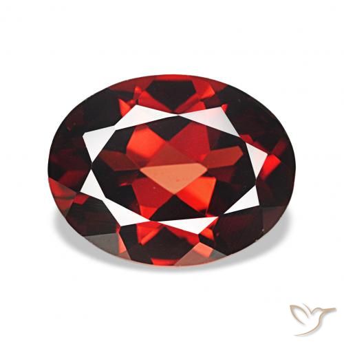 2.10ct Tiefes Blutrot Almandin-Granat, Oval, VVS