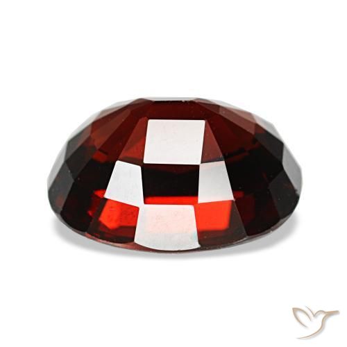3,27 ctw natürlicher roter Almandin-Granat, Oval Schliff, VVS-VS
