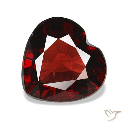 1.88ct Roter Almandin-Granat, Herz, VS