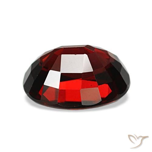 2,87 ctw natürlicher roter Almandin-Granat, Oval Schliff, VS
