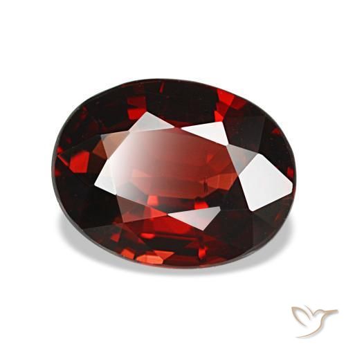 2,06 ctw natürlicher roter Almandin-Granat, Oval Schliff, VVS-VS