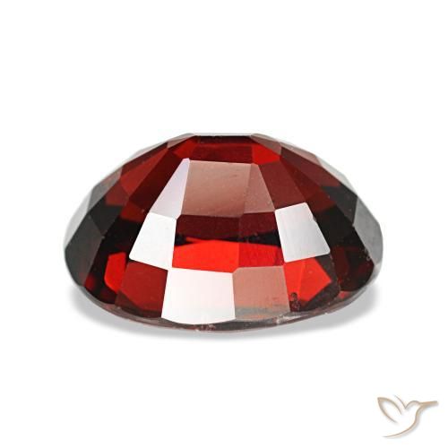 2,94 ctw natürlicher roter Almandin-Granat, Oval Schliff, VS