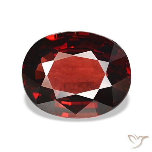 2,90 ctw natürlicher roter Almandin-Granat, Oval Schliff, VVS-VS