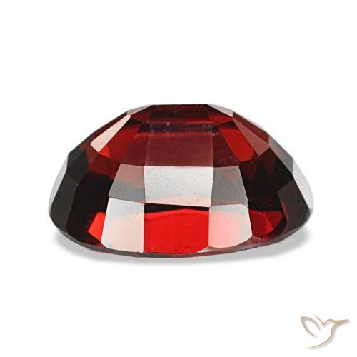 3,47 ctw natürlicher roter Almandin-Granat, Oval Schliff, VVS-VS