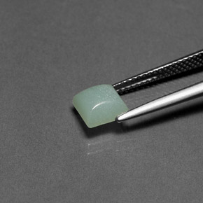 9,17 ctw natürlicher Grün Amazonit, Quadrat, Lichtundurchlässig