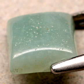 9,17 ctw natürlicher Grün Amazonit, Quadrat, Lichtundurchlässig