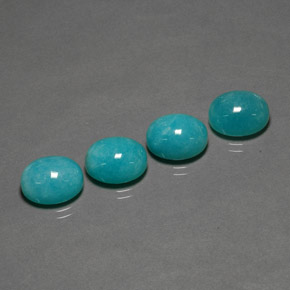  ct natürliche grüner Amazonit-Edelsteine, Oval Schliff, Lichtundurchlässig