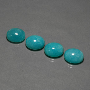  ct natürliche grüner Amazonit-Edelsteine, Oval Schliff, Lichtundurchlässig