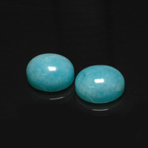  ct natürliche blauer Amazonit-Edelsteine, Oval Schliff, Lichtdurchlässig