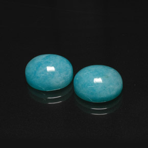  ct natürliche Grünblau Amazonit-Edelsteine, Oval Schliff, Lichtdurchlässig