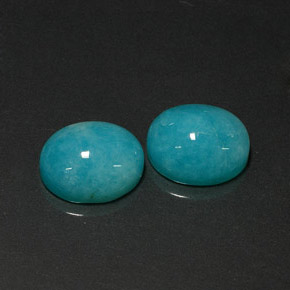  ct natürliche blauer Amazonit-Edelsteine, Oval Schliff, Lichtdurchlässig